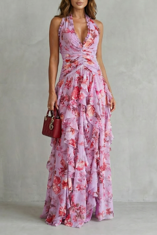 Belladina | Vestido Largo con Escote Americano