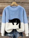 Ana | Jersey Oversize con Diseño de Gato