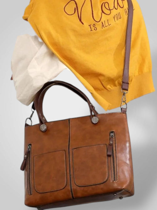 Aria | Bolso de Hombro de Piel