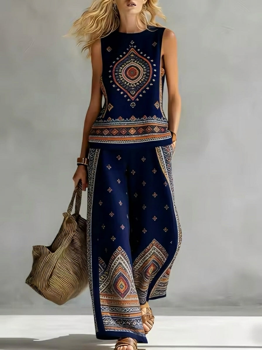 Eva - Conjunto Elegante con Estampado