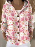 Elvira - Chaqueta de Punto con Capucha