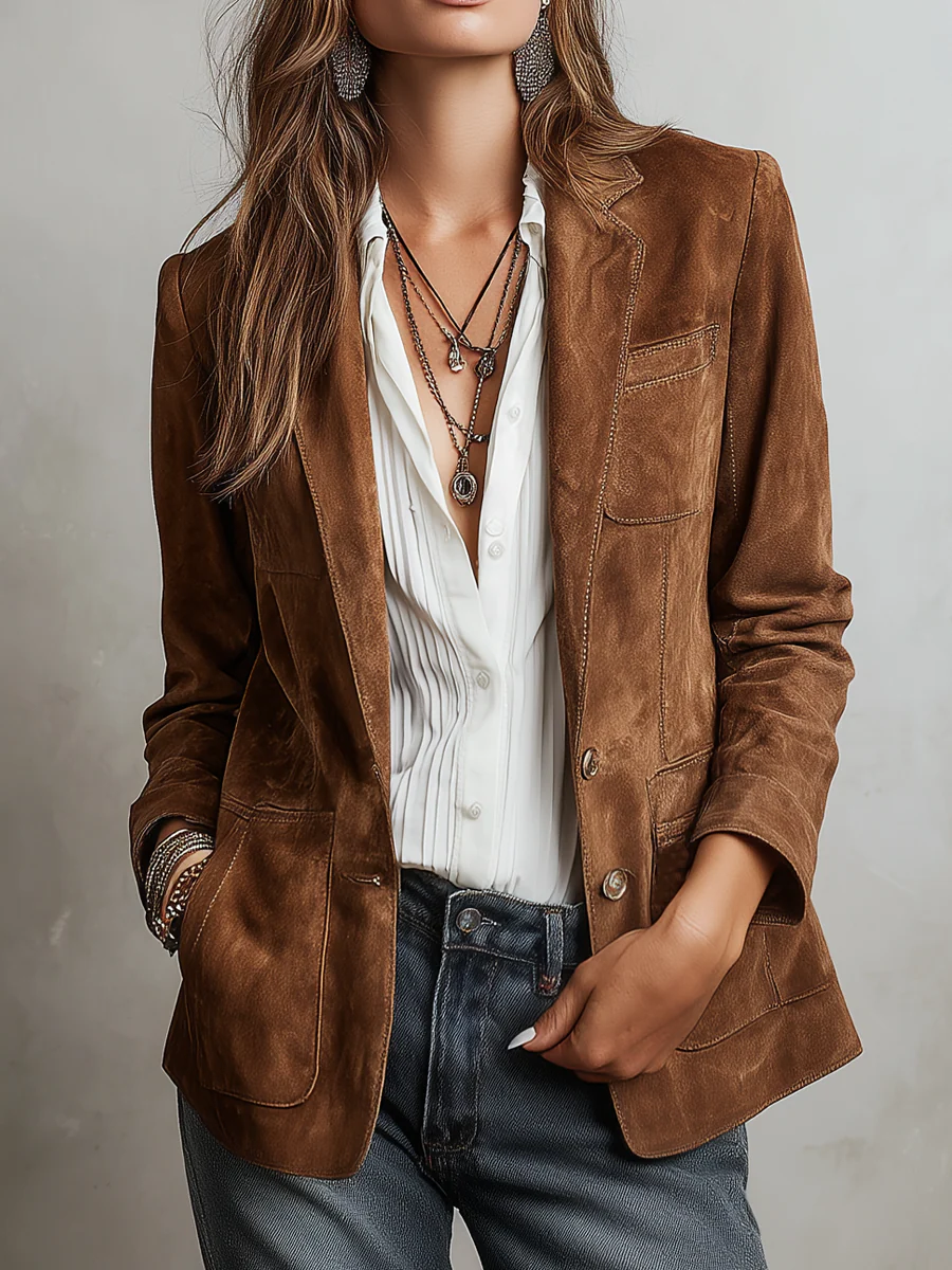 Cristina ⎸ Blazer Vintage Marrón