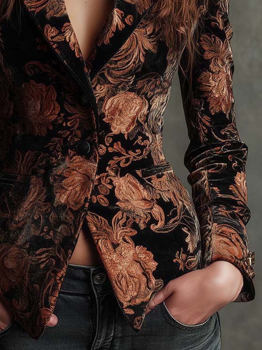 Celeste ⎸ Blazer con Estampado Floral