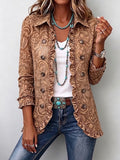 Concepción - Chaqueta Floral Vintage con Volantes